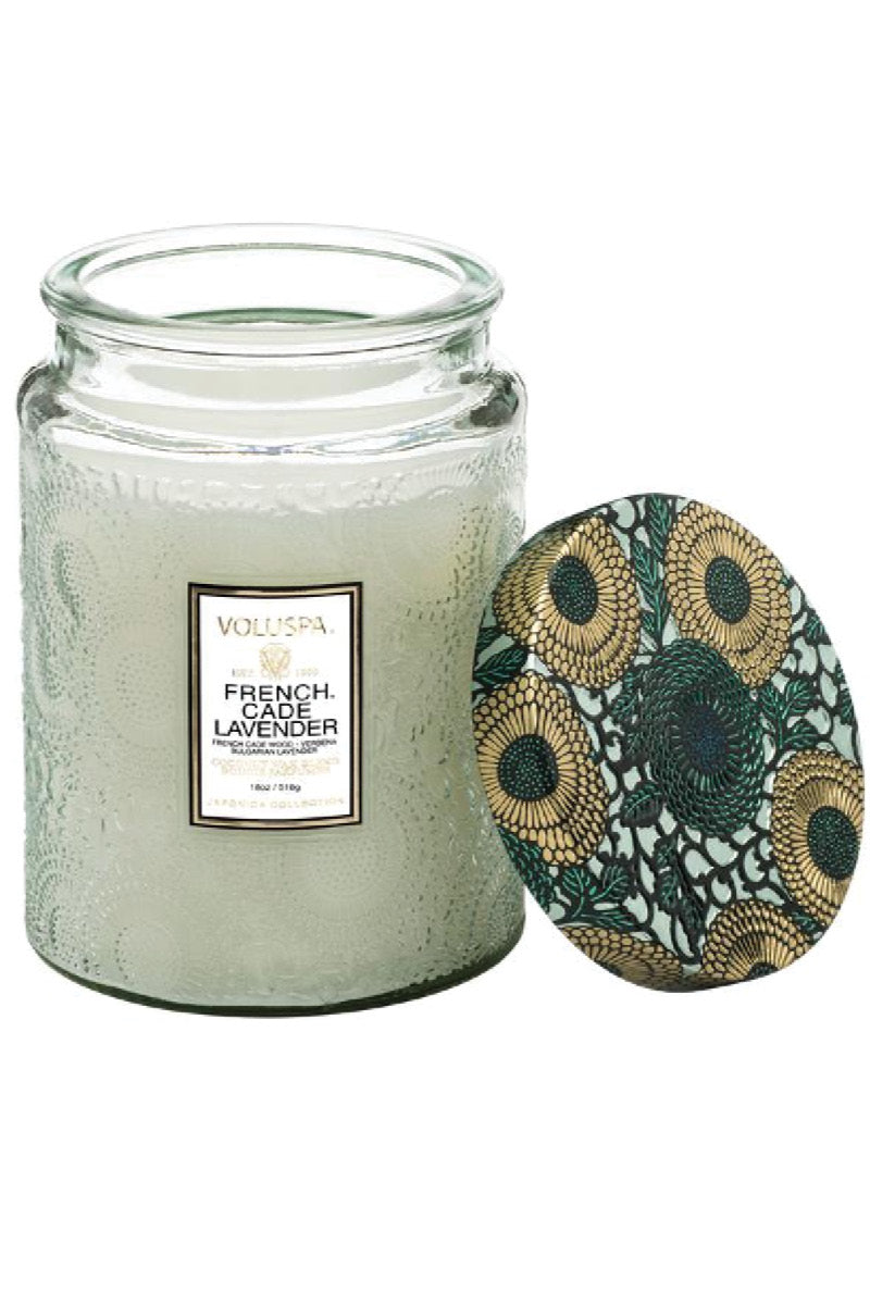 Voluspa French Cade Lavender Large Jar Candle