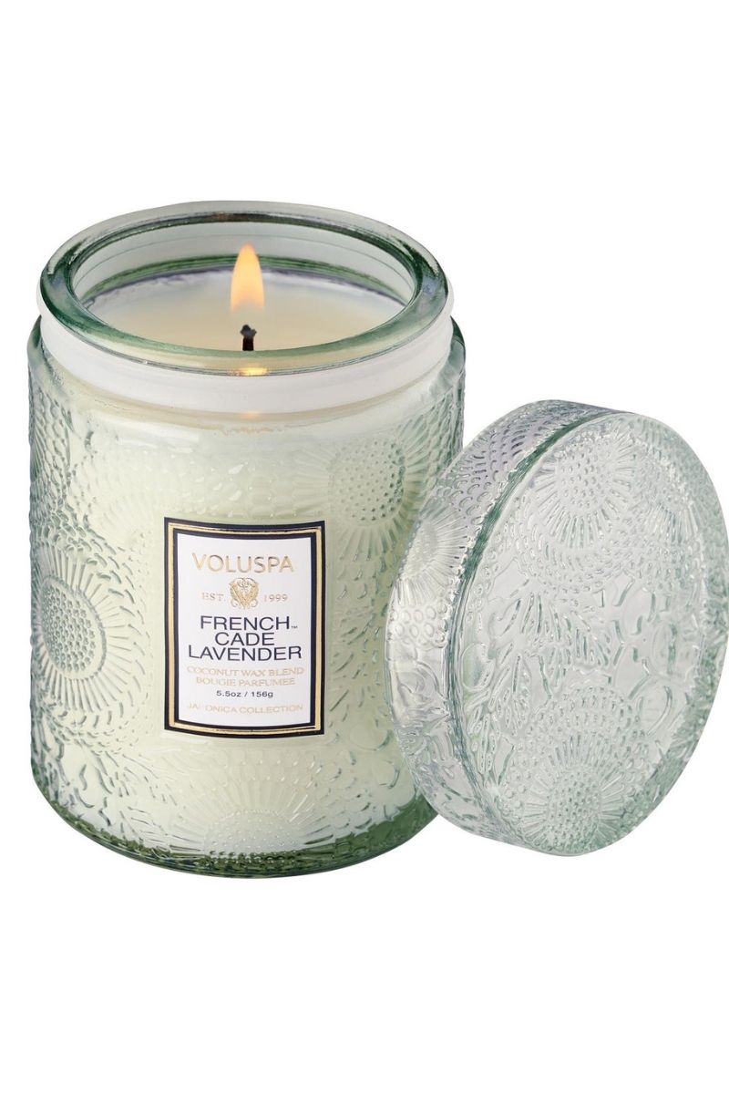 Voluspa French Cade Lavender Small Jar Candle