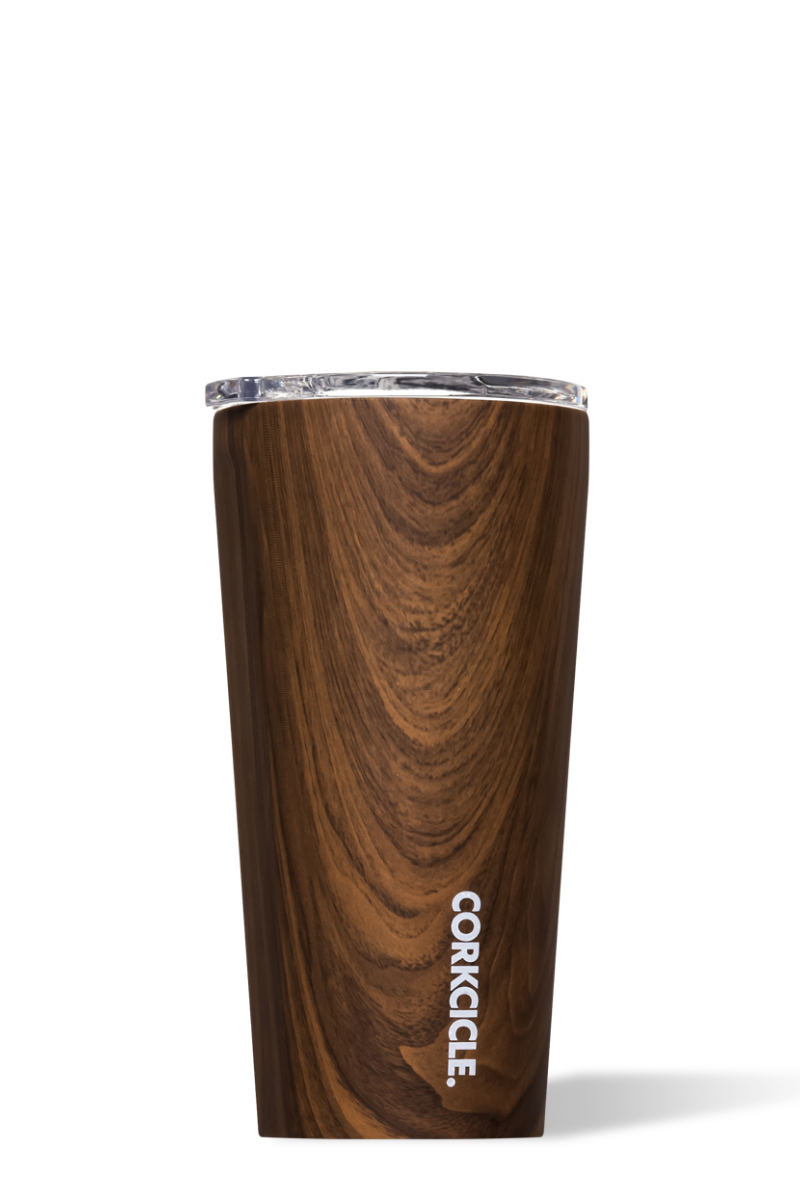 Corkcicle Tumbler 16oz Walnut Wood