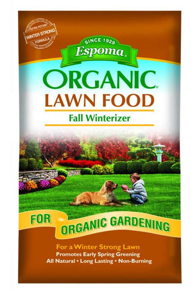 Espoma Organic Fall Winterizer Lawn Food 30 lb