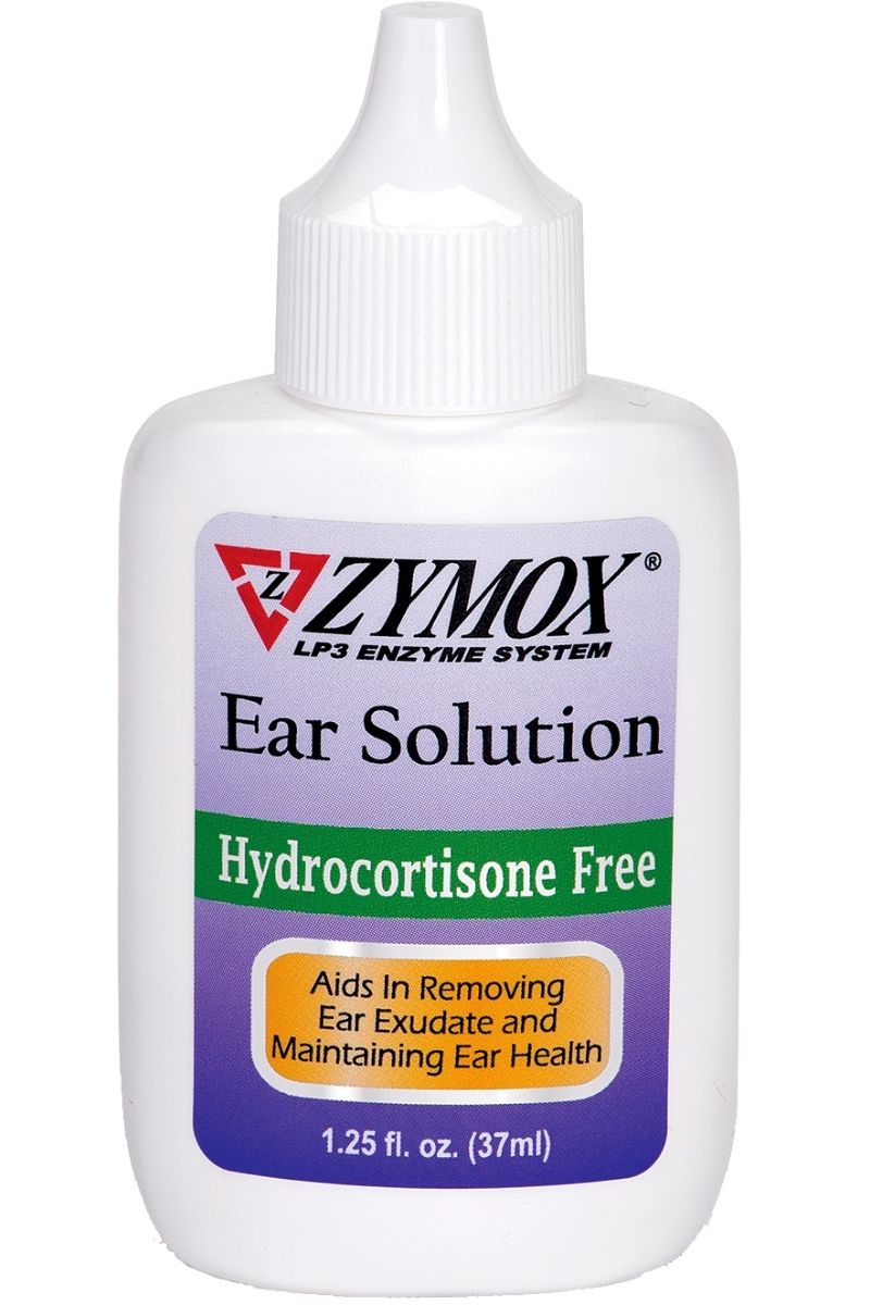 Zymox Cat & Dog Enzymatic Ear Solution w/ 5% Hydrocortisone 1.25 oz