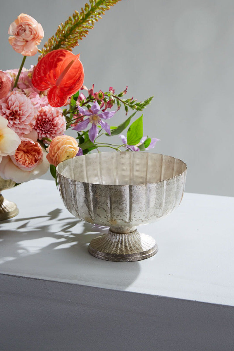 Lita Compote 10"x 6.5" Champagne