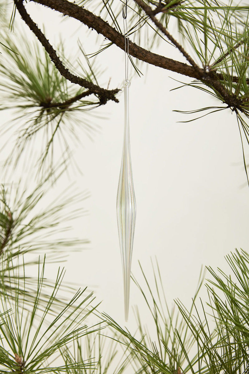 Prism Icicle Ornament 11.5"