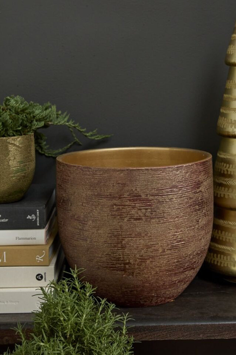 Pigment Pot 11.5"x 10.5" Red