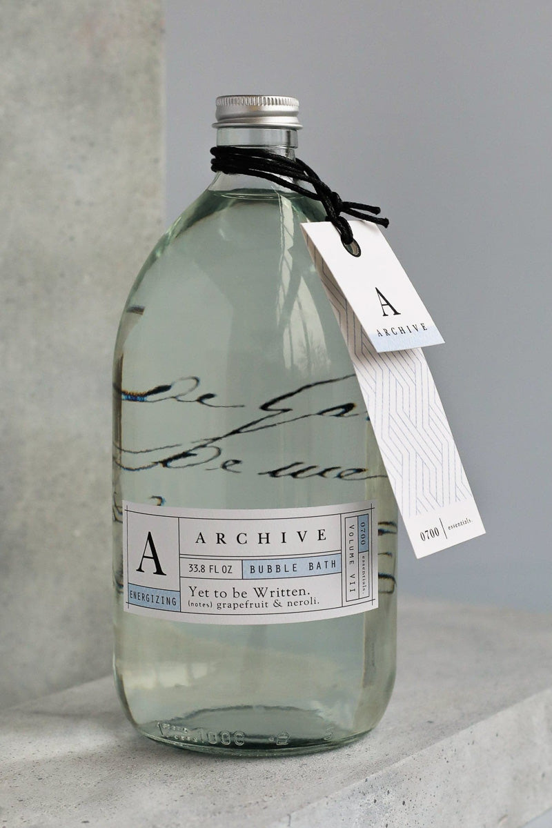 Archive Bubble Bath Yet to Be Written