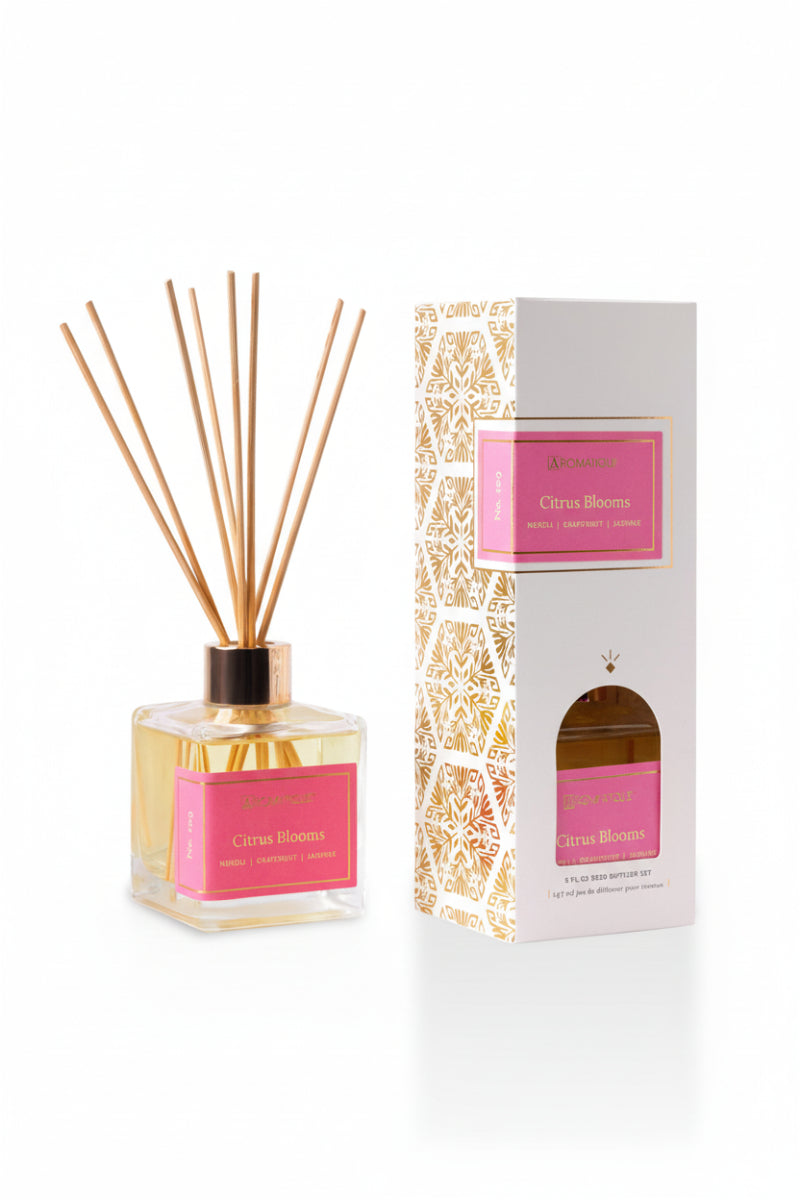 Aromatique Citrus Blooms Reed Diffuser Set
