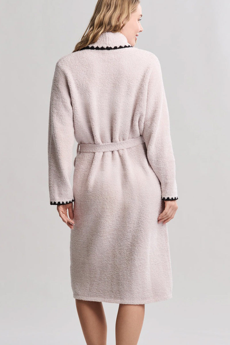 CozyChic Blanket Stich Robe Size 01 Stone