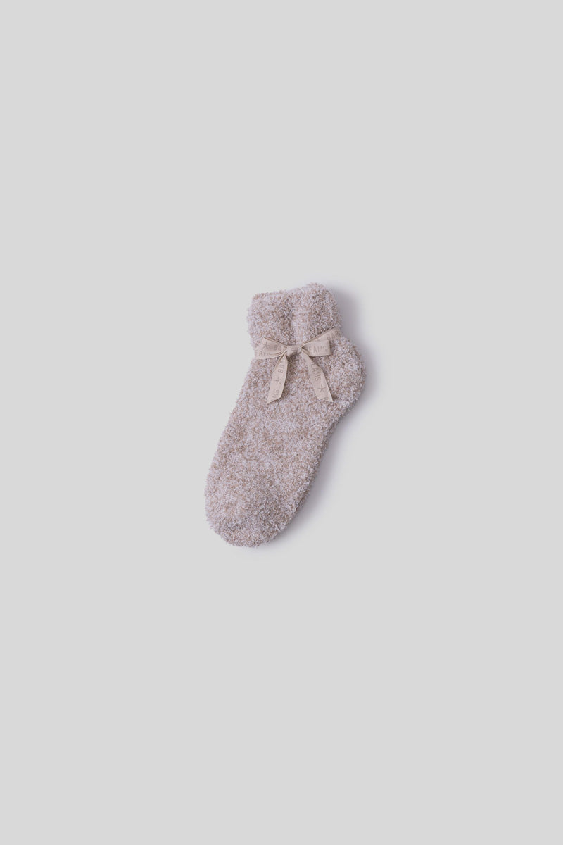 CozyChic Womens Heathered Tennis Socks Stone