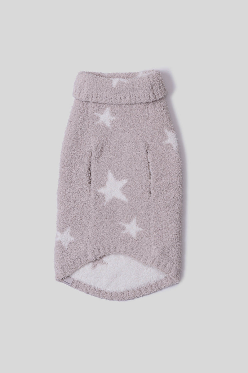CozyChic Starry Night Pet Sweater Extra Large Stone Pearl