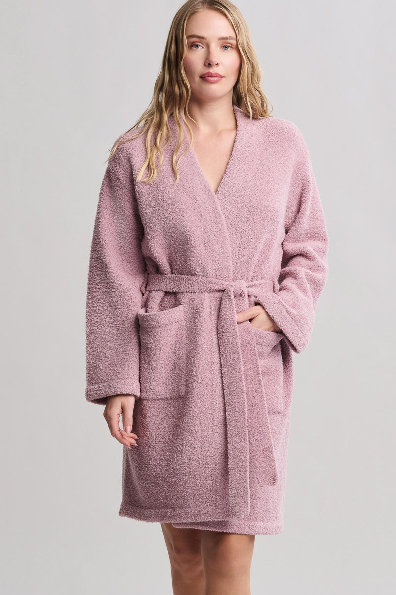CozyChic Solid Robe L/XL Teaberry