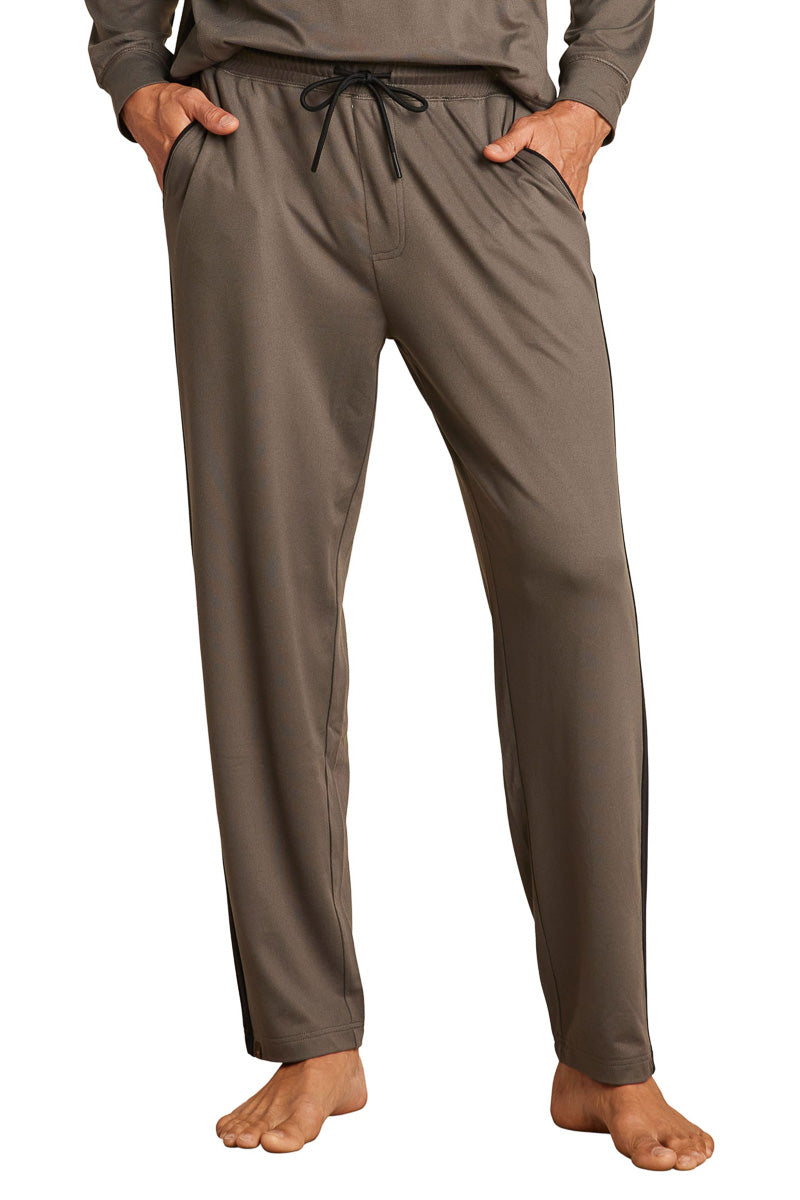 Barefoot Dreams Men's Malibu Collection Butterchic Track Pants Extra Large Olive Branch