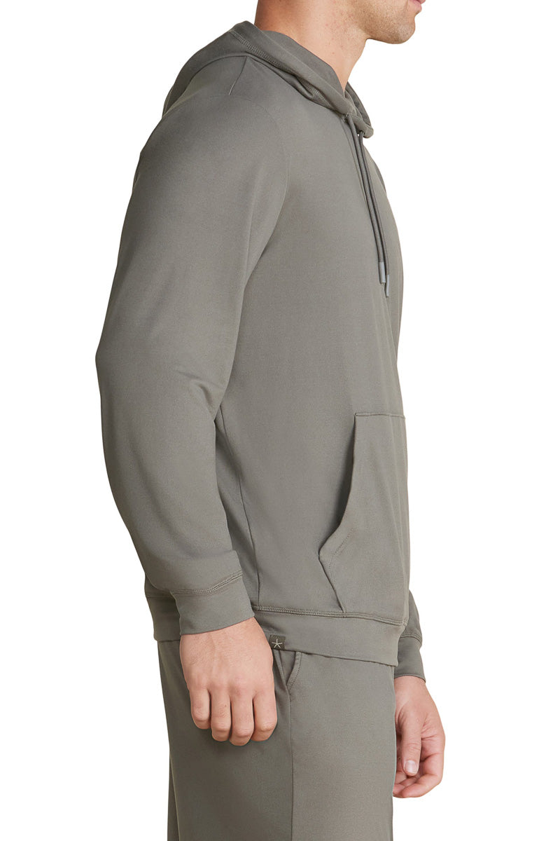 Barefoot Dreams Men's Malibu Collection Butterchic Hoodie Medium Olive Branch