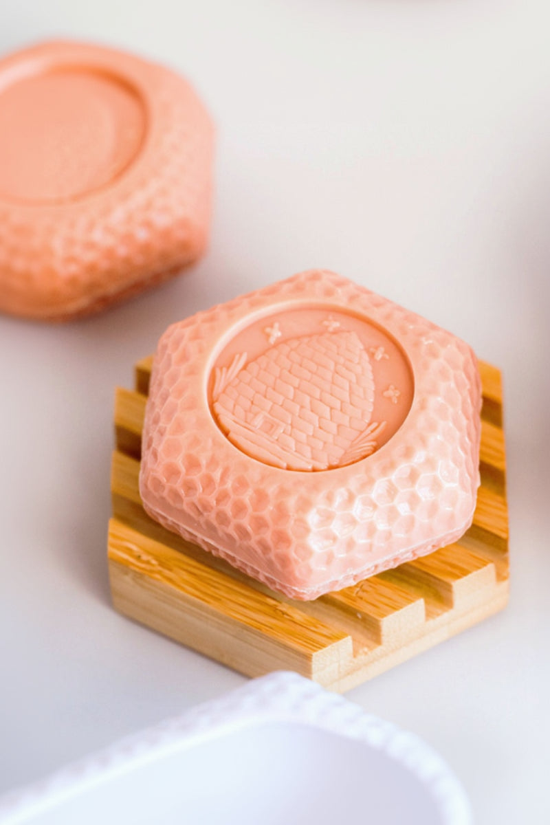 Bamboo Hex Soap Dish