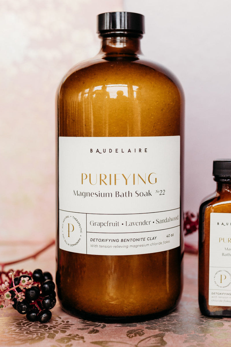 Baudelaire Bath Soak Magnesium 40 oz