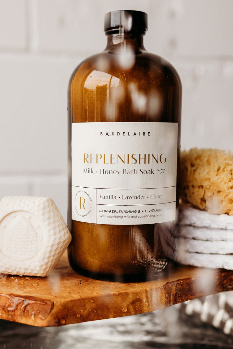 Baudelaire Bath Soak Milk & Honey 40 oz
