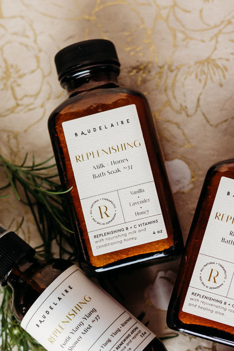 Baudelaire Bath Soak Milk & Honey 4 oz