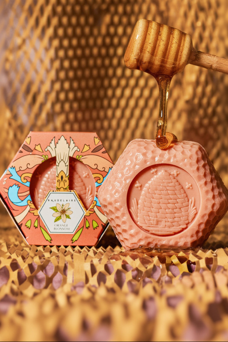 Baudelaire Orange Blossom Honey Soap 3.5 oz