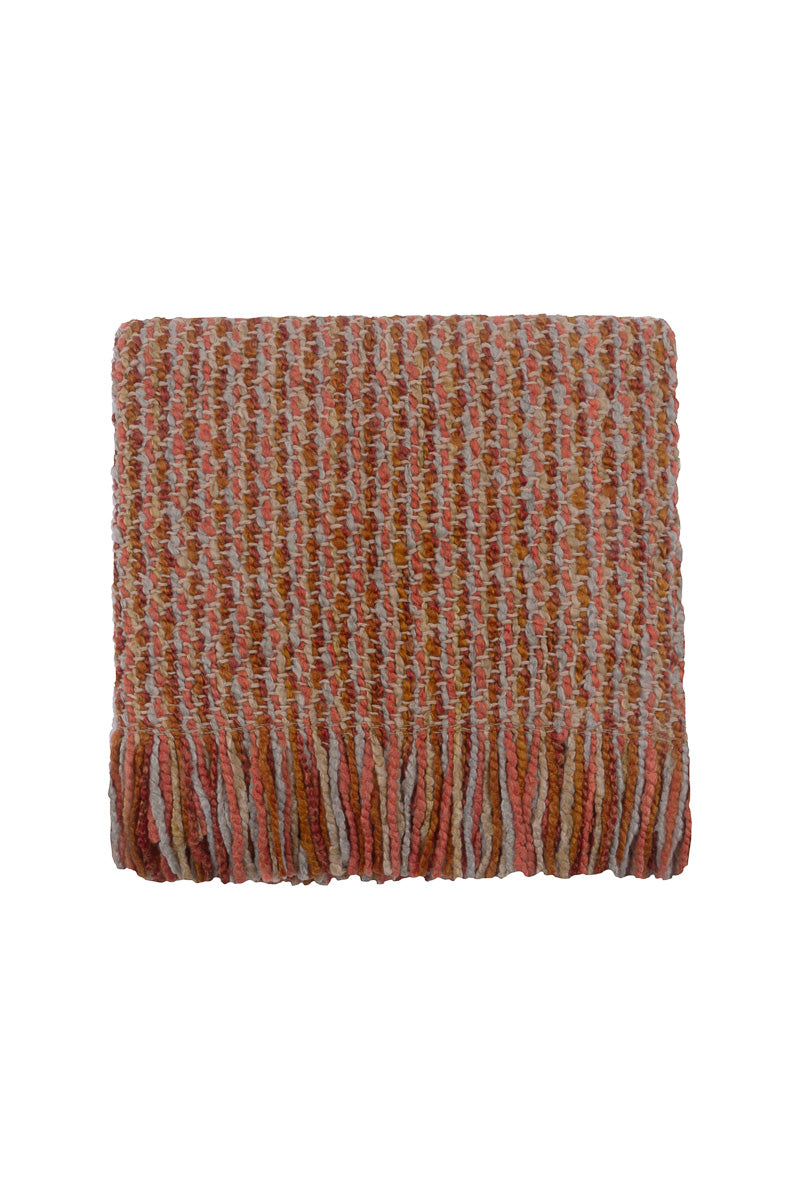 Bedford Cottage Mesa Throw 50"x70" Persimmon