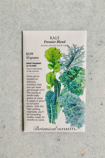 Botanical Interests Premier Blend Kale Seeds