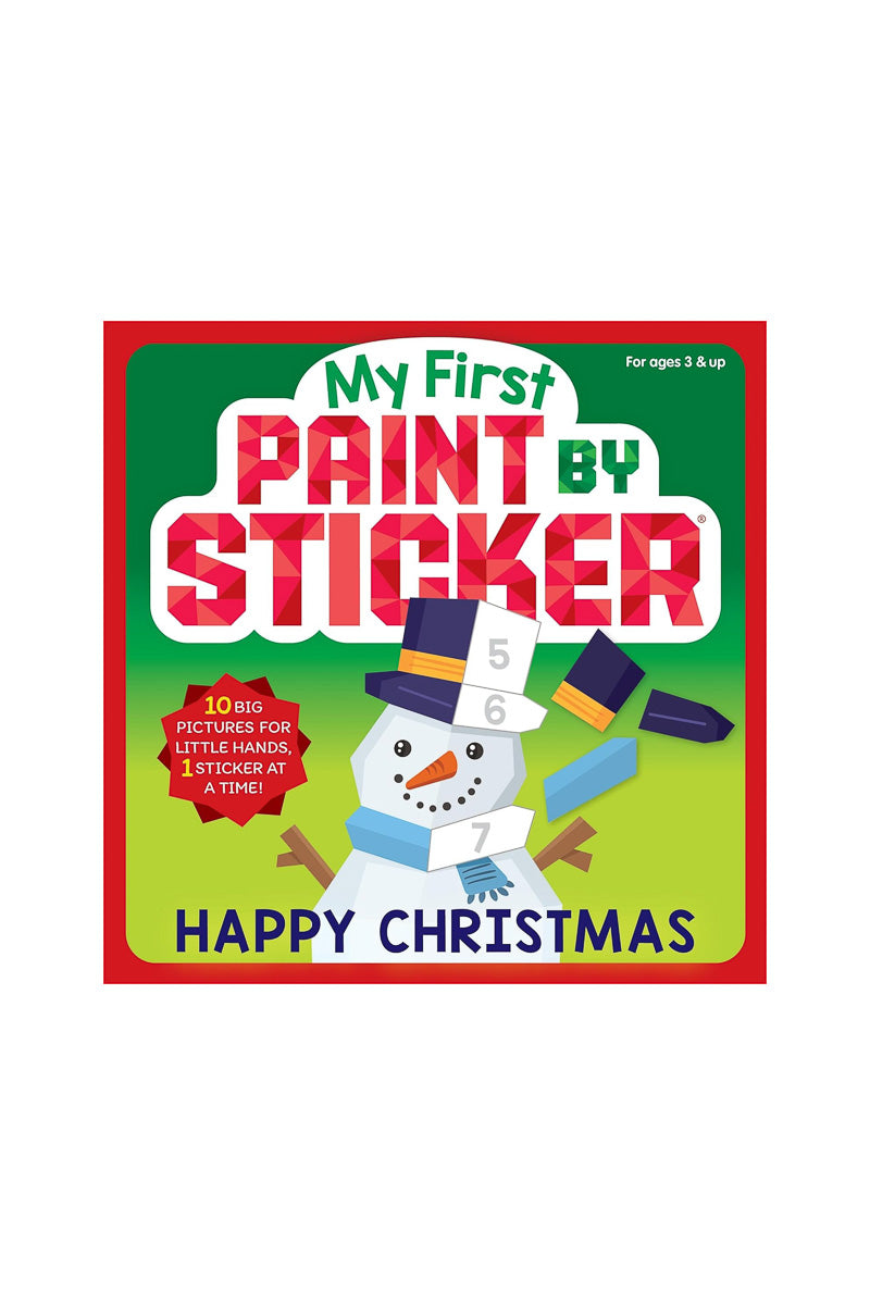 My First Paint by Sticker: Happy Christmas