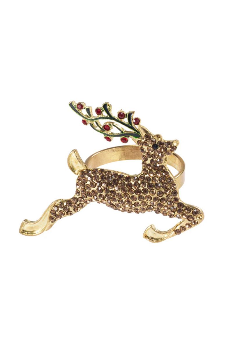 Bodrum Napkin Ring Reindeer