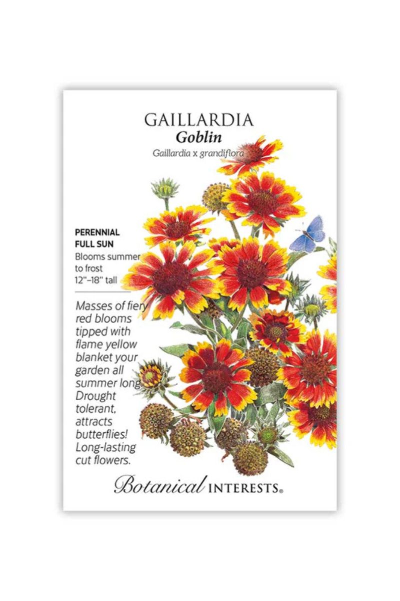 Botanical Interests Goblin Gaillardia Seeds