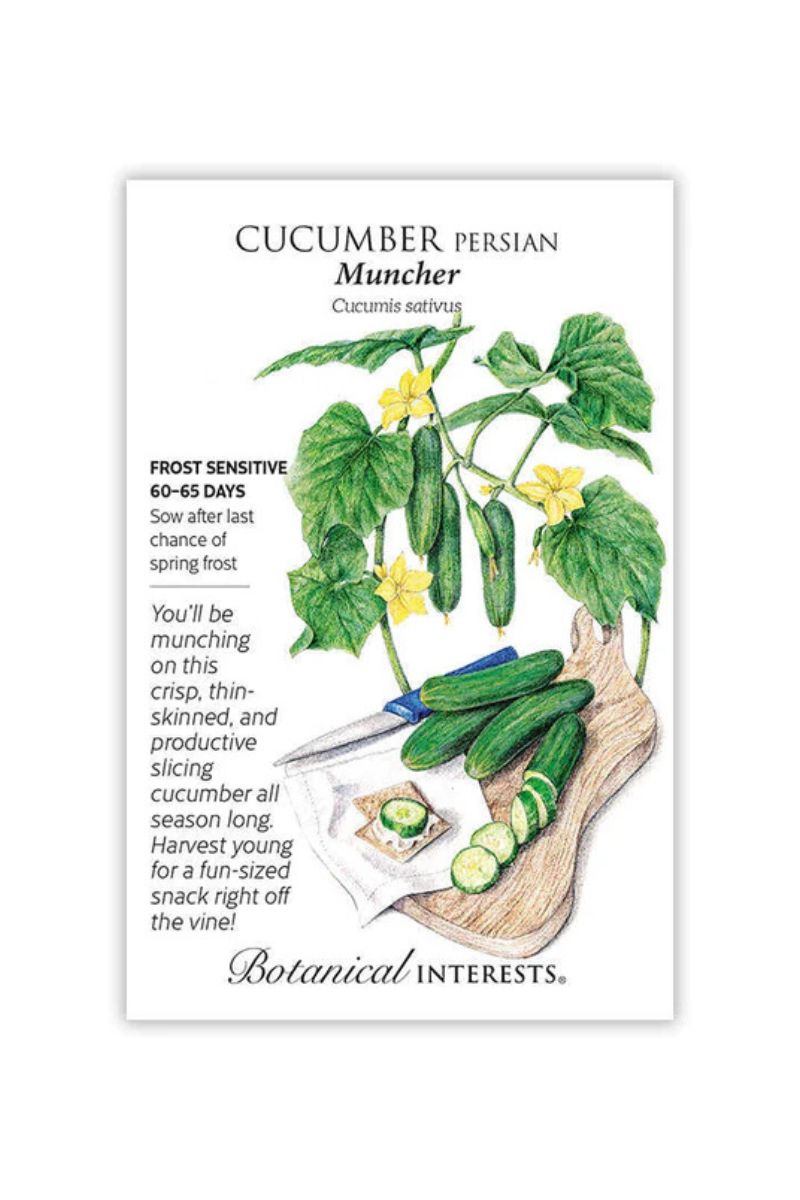Botanical Interests Muncher Persian Cucumber Seeds