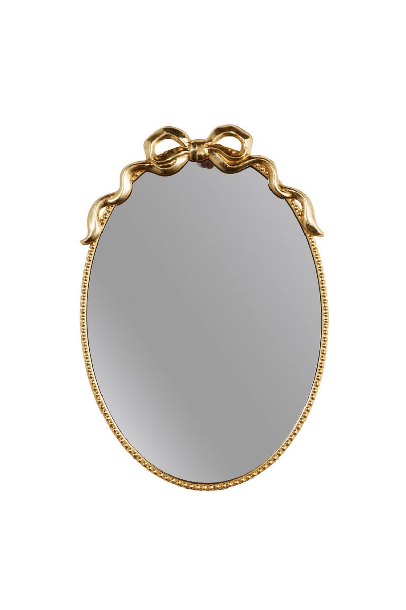 Bow Mirror 24" Gold