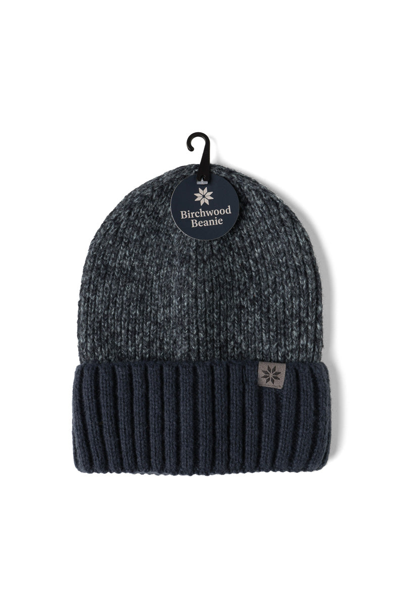 Britt's Knits Men's Birchwood Beanie Navy