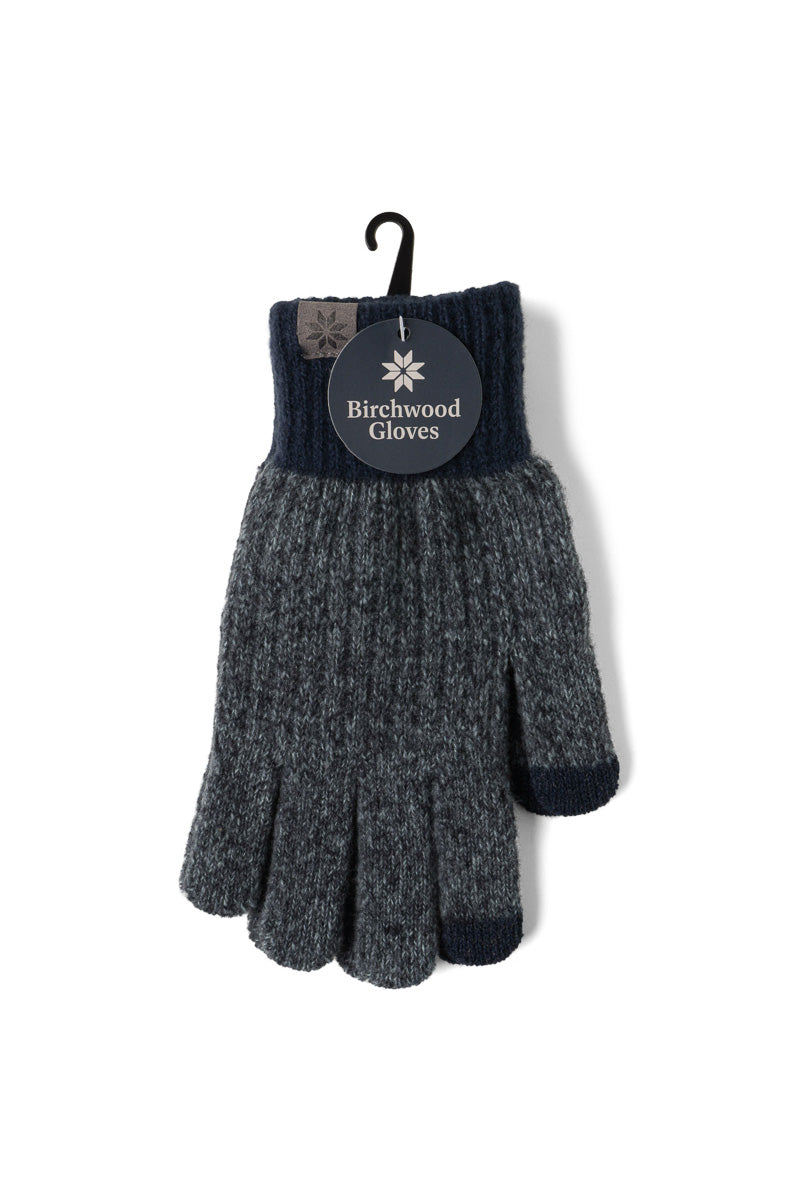 Britt's Knits Men's Birchwood Gloves Navy