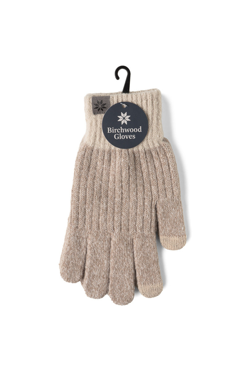 Britt's Knits Men's Birchwood Gloves Oat