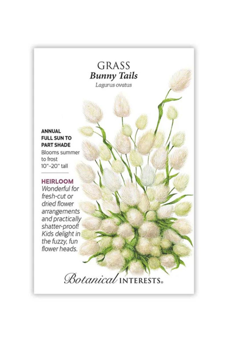 Botanical Interests Bunny Tails Grass Seeds
