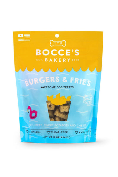 BOCCES BURGERS/FRIES TREAT 5OZ