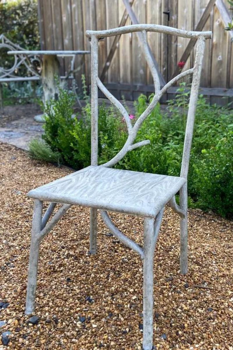 Faux Bois Side Chair