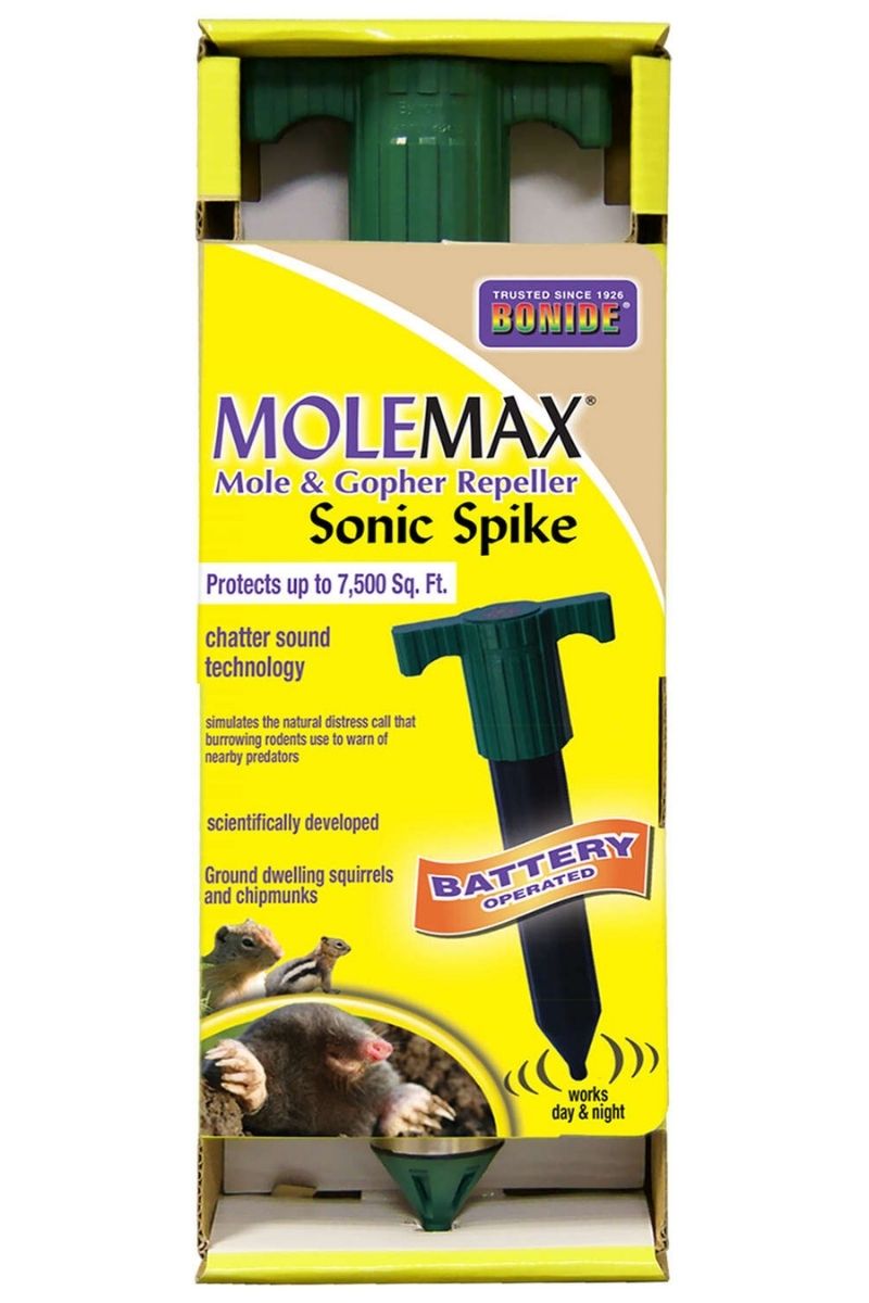 Bonide Molemax Solar Power Sonic Spike