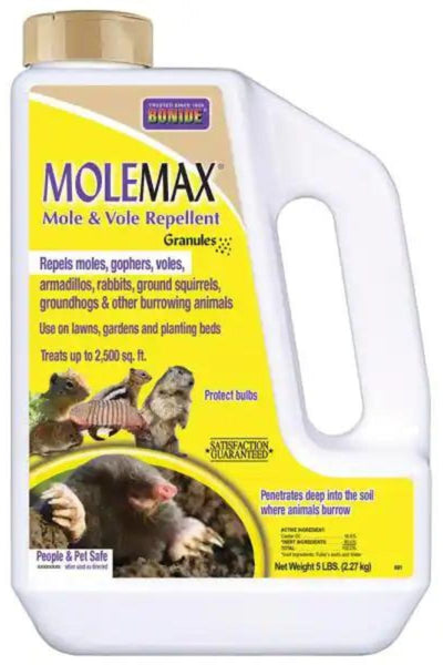 Bonide MoleMax Mole & Vole Repellent Granules 5 Pound