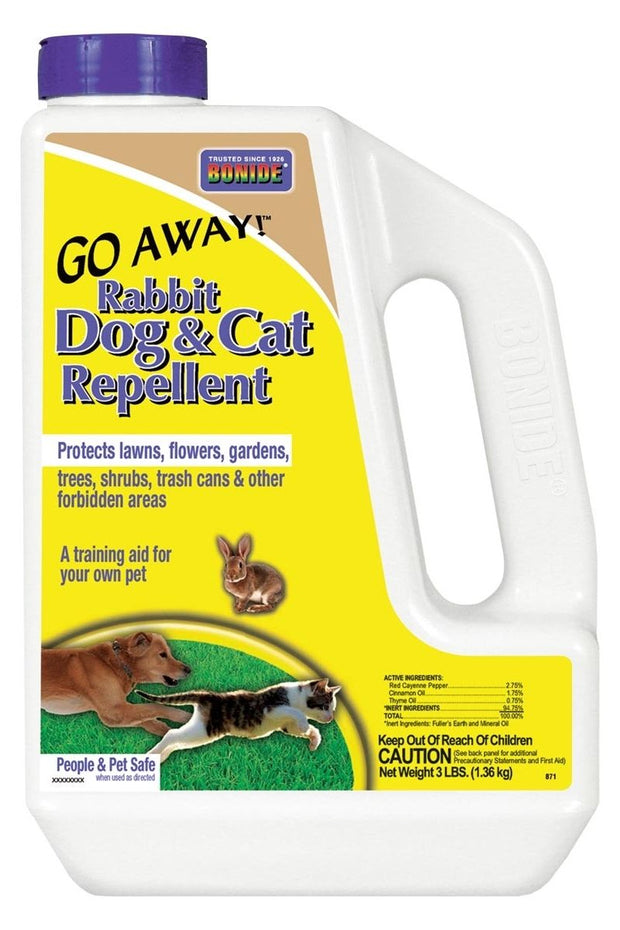 Bonide Go Away Rabbit Dog Cat Repellent 3 Pound