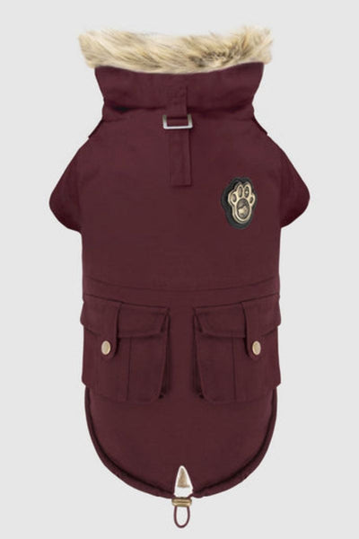 CANADA POOCH MAROON PARKA 10"