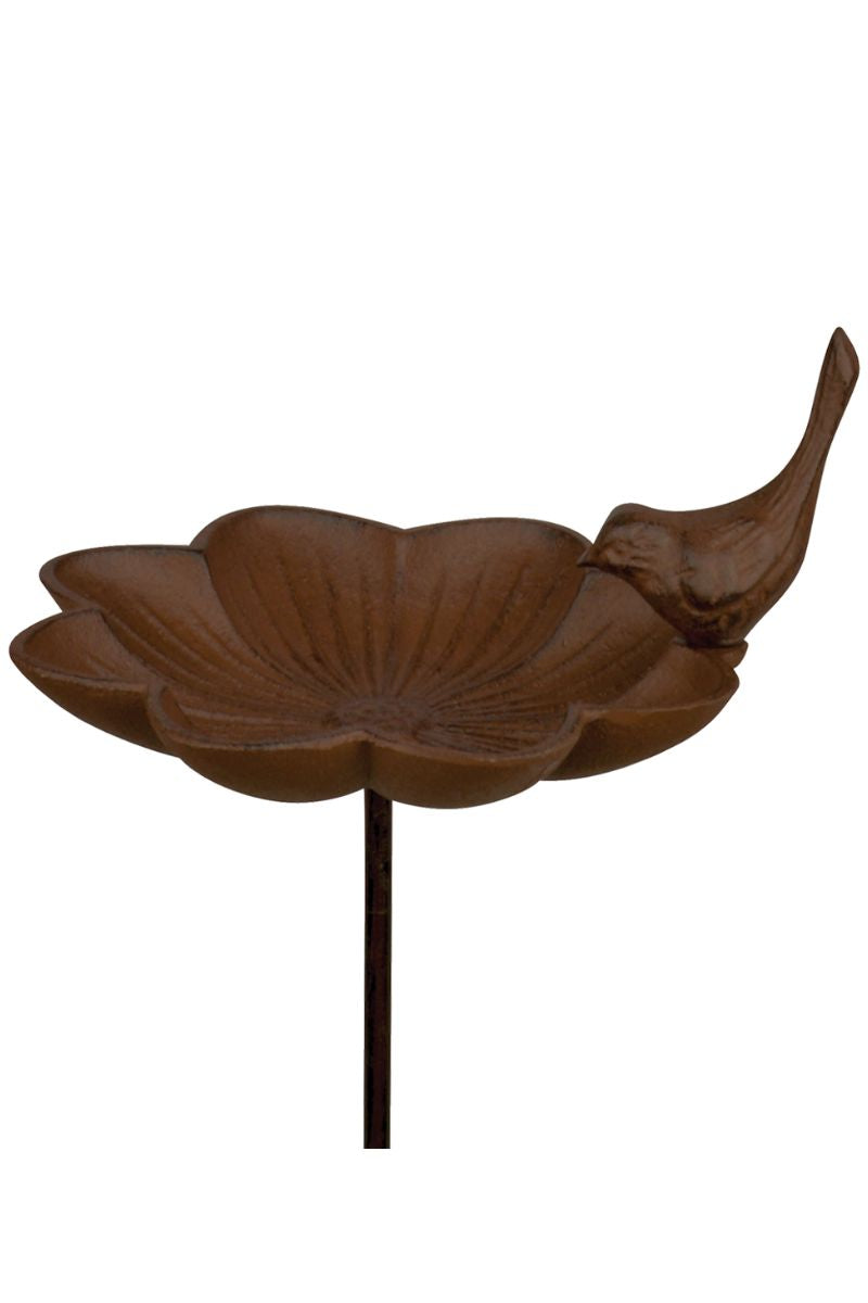 Cast Iron Bird Bath On Stake