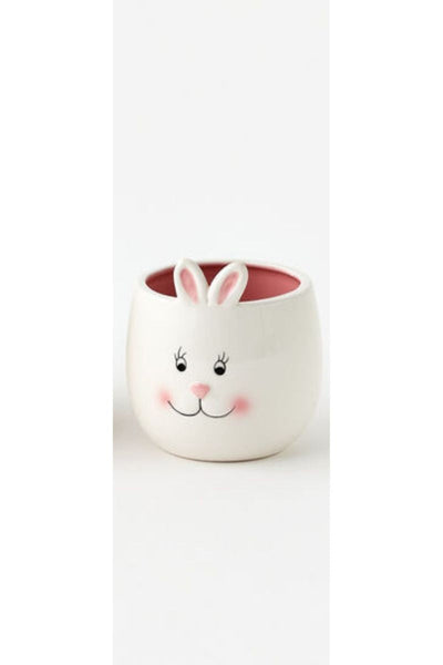 Planter Bunny Ceramic 4.5" Sm