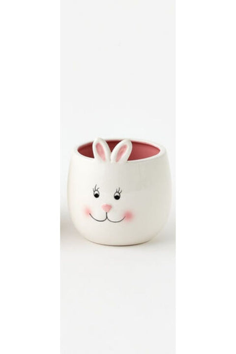 Planter Bunny Ceramic 4.5" Sm