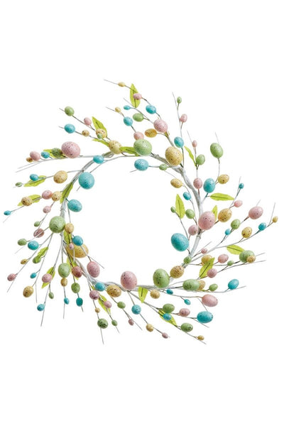 Silk, Wreath Egg Mix 20"