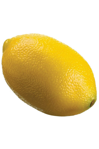 Fruit, Lemon 3" Weighted Yellow