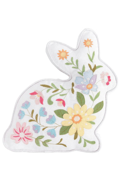 PILLOW FLORAL BUNNY SHAPED