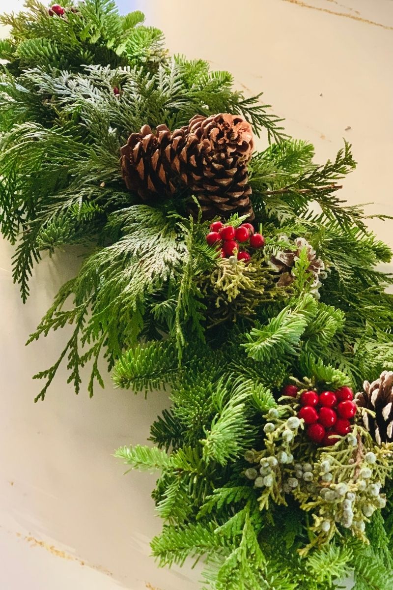 Table Runner, Noble Fir 48"