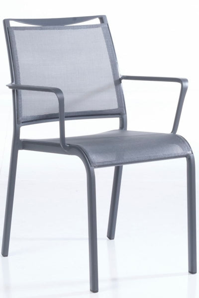 Alfresco Maribo Aluminum Stackable Sling Bistro Lounge Chair