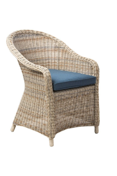 Alfresco Oxford Dining Arm Chair with Cushion