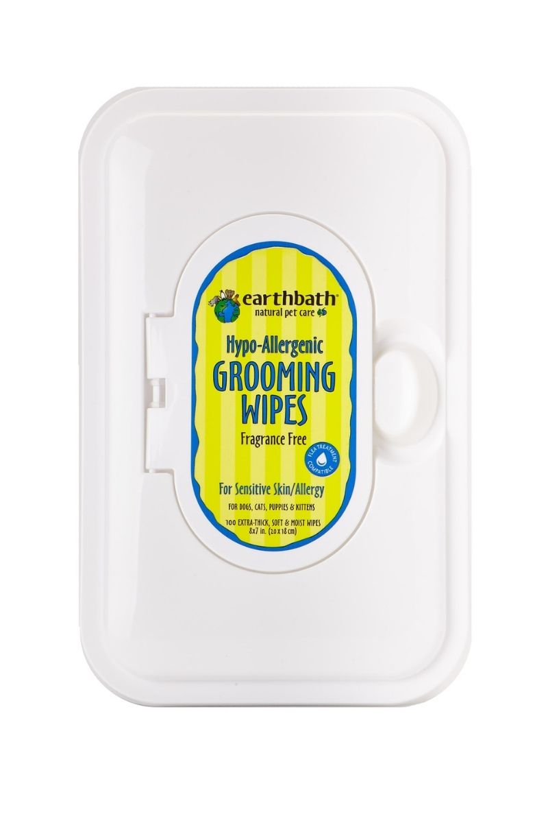 Earthbath Grooming Wipes Hypoallergenic