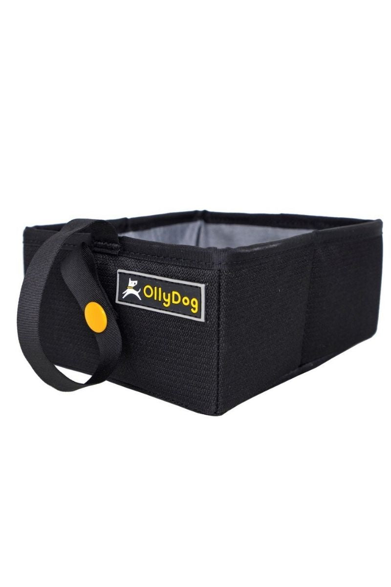 Ollydog Crumple Travel Bowl Raven