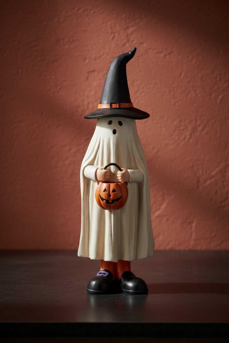 Ghost in Witch Hat 13.25"